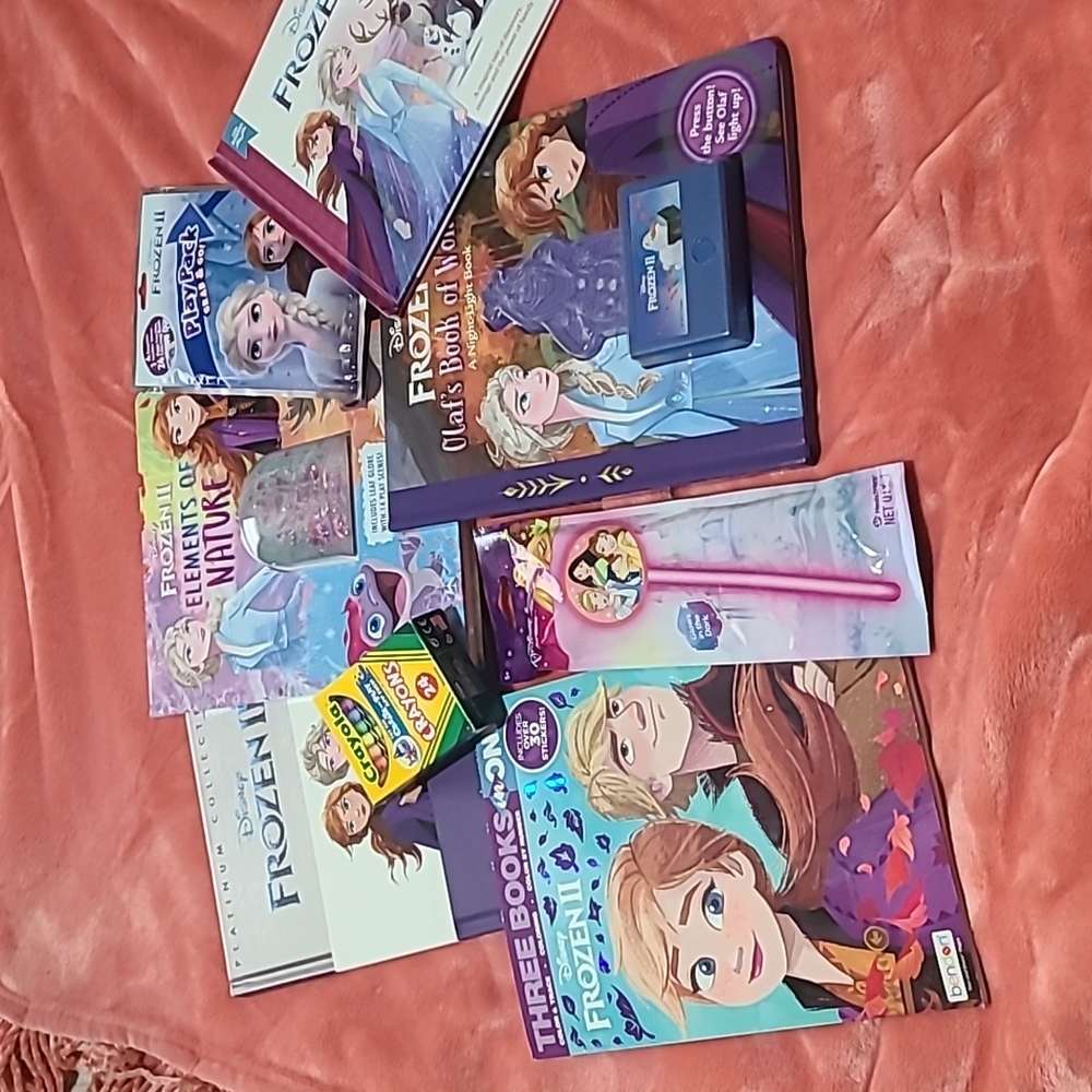 HOST PICK!!! Bundle Of Frozen 2 books.